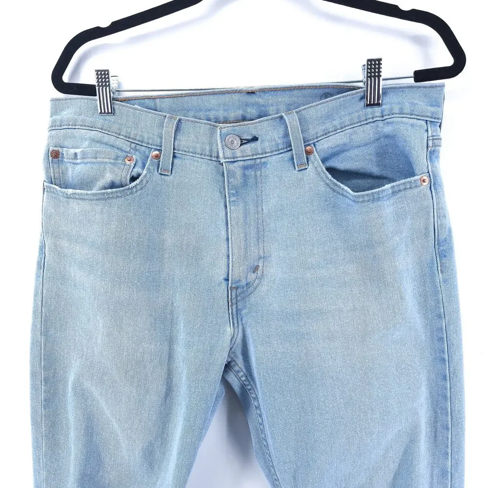 Levis Women 511 All Season Tech Comfort Stretch Lightwash Distress Classic 31x29 - Picture 3 of 14